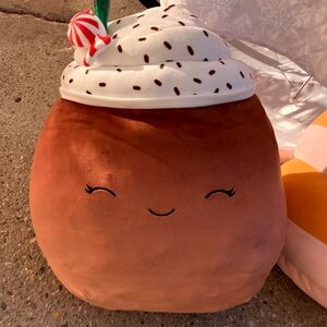 Squishmallows Peppermint Latte with Closed Eyes 16" Plush Marsha